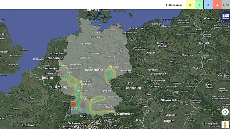 Insbesondere im Südwesten von Deutschland kann es immer wieder zu schwächeren Erdbeben kommen.