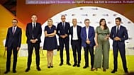 Les candidats à l'élection présidentielle française lors d'une rencontre d'affaires organisée par le Mouvement des entreprises de France à Paris, le jeudi 27 août 2026.