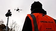 A drone operator at the Joint Research Center: EU Science Hub, in Geel, Belgium, 2 December, 2025.