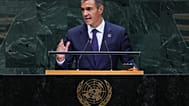 Sánchez, durante la asamblea de la ONU celebrada en Nueva York