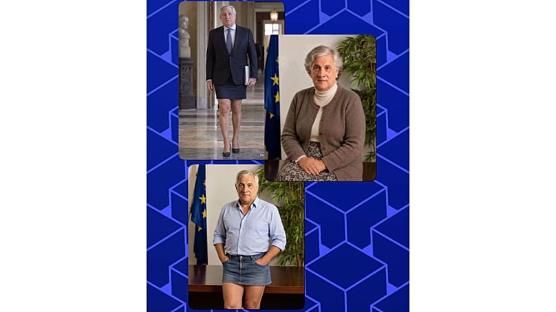 A selection of the AI photos circulating on social media