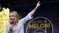 ARCHIVIO: Giorgia Meloni durante un comizio in vista delle elezioni del settembre del 2022 che l'hanno portata al governo