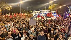 La manifestación en Barcelona, lunes 28 de septiembre de 2026.