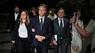 Hankó Balázs, a Fidesz országgyűlési képviselője, a korábbi Orbán-kormány kulturális és innovációs minisztere elhagyja a Parlament épületét 2026.09.28.