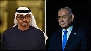 بنیامین نتانیاهو و محمد بن زاید