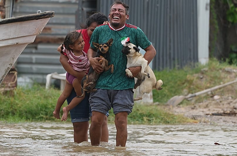 Entlang der Küste wurde die Region Baja California Sur evakuiert