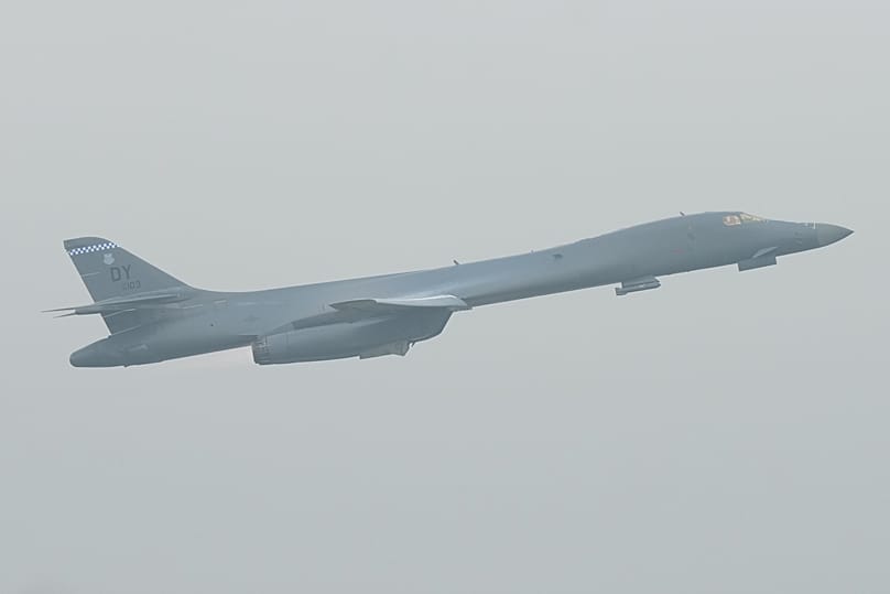 A B-1 bomber takes off from RAF Fairford in Fairford, 29 September, 2026