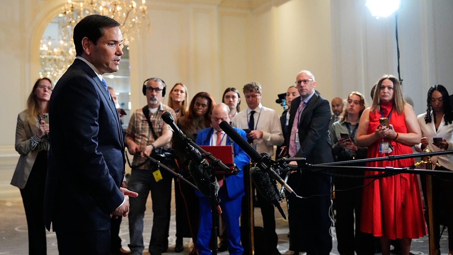 Marco Rubio sajtótájékoztatója