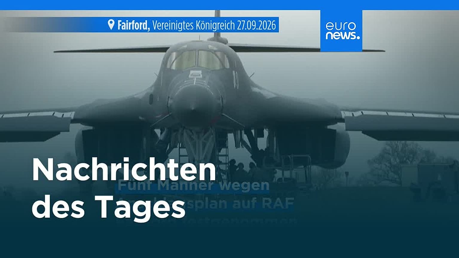 Nachrichten des Tages | 29. September 2026 - Mittagsausgabe