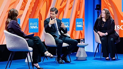 Olivér Csendes, President, Hungarian Tourism Agency and Sandrine Buffenoir, Director, Netherlands, Belgium & Luxembourg, Atout France spoke at the summit