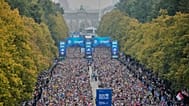 Futók rajtolnak a berlini maratonon Berlinben, Németországban 2026. szeptember 27-én, vasárnap.