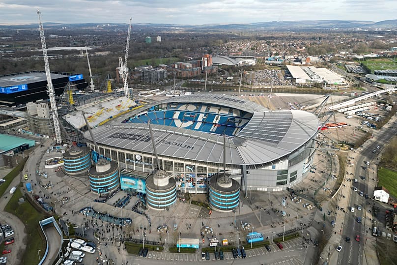 A general view of the Etihad Stadium.
