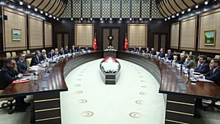 Fon kriziyle ilgili Beştepe'de gerçekleştirilen toplantıdan bir kare.