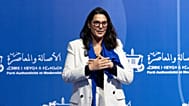 Fatima el-Mansouri takes part in an electoral rally for Authenticity and Modernity Party (PAM) in Tangier ahead of September parliamentary elections, Wednesday, Sept. 16, 2026