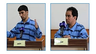 علی همتی و مجید نیک‌اندیش، دو معترض اعدام شده دی‌ماه در دادگاه