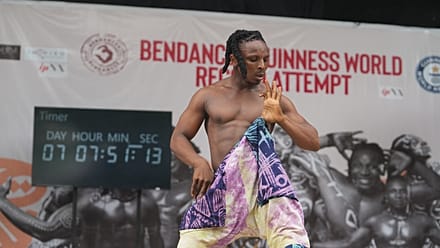Nigerian dancer eyes world record after seven-day marathon