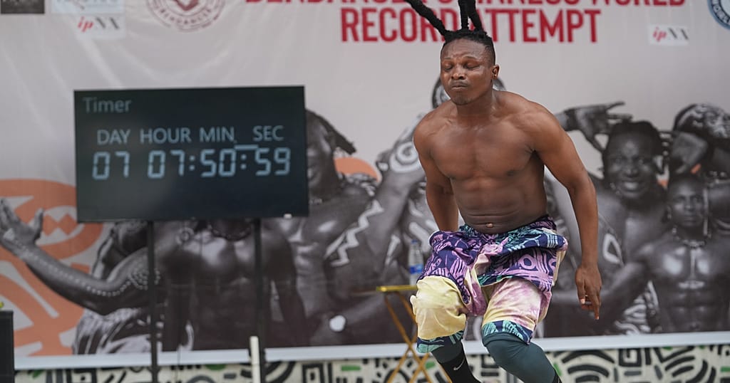 Nigeria : Ben Dancer vise le record du monde du plus long marathon de danse