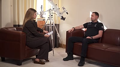 Kyrylo Budanov, capo dell'ufficio del presidente dell'Ucraina, durante un'intervista a Euronews, Kiev, Ucraina, 29 settembre 2026
