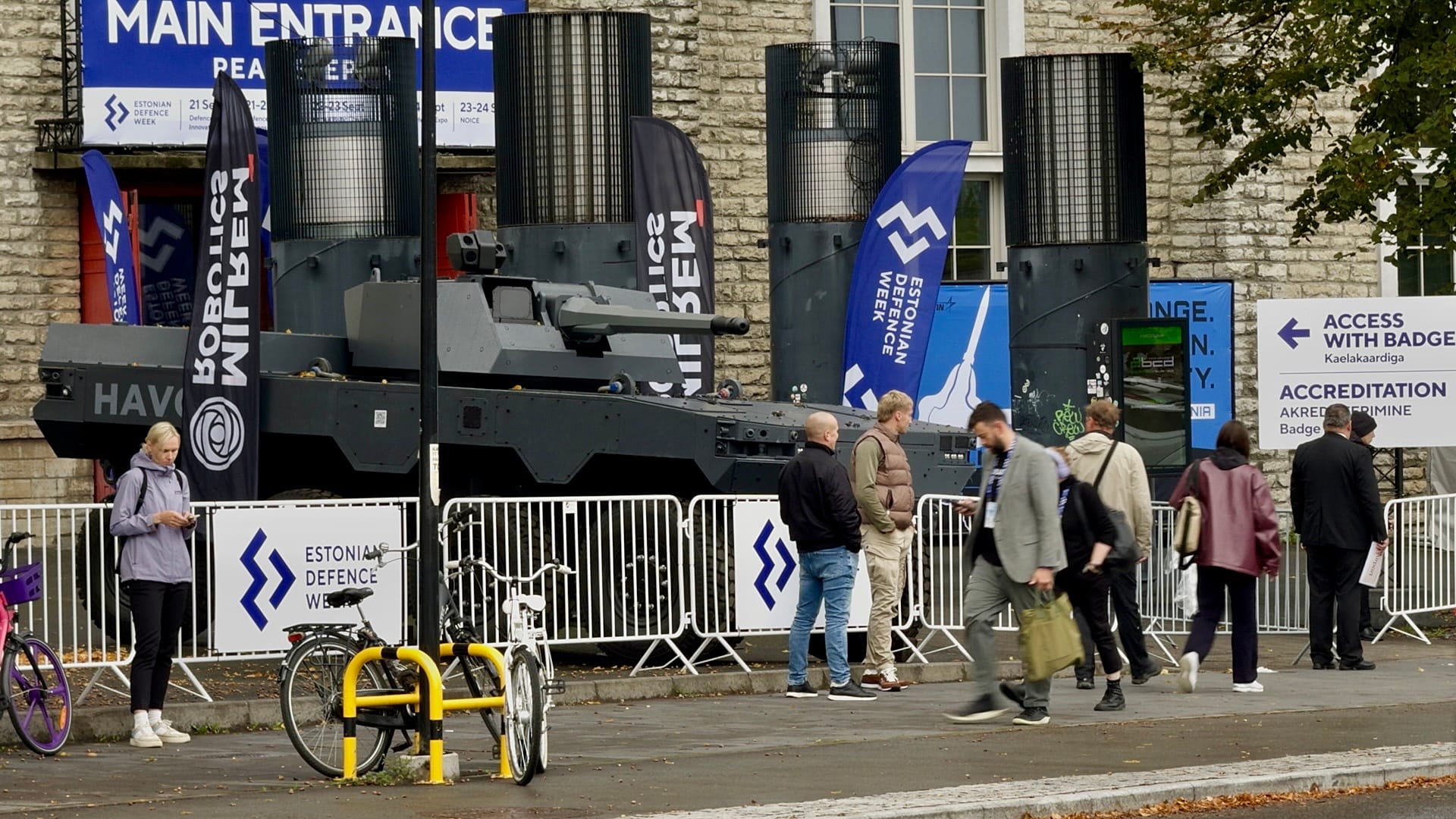 Tallinn Defence EXPO: Counter-drone systems and robot soldiers steal ...