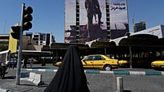 لوحة إعلانية، شمال طهران، 23 سبتمبر/أيلول 2026