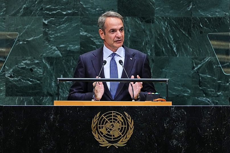 Greek Prime Minister Kyriakos Mitsotakis addresses the 81st session of the United Nations General Assembly, 24 September, 2026