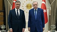 Erdoğan ve Tugay arasındaki görüşmeden bir kare.