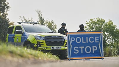 Police have been patrolling the area since Sunday's discovery.