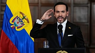 El presidente de Colombia, Abelardo De la Espriella, en Bogotá, el martes 25 de agosto de 2026. (Foto AP/Fernando Vergara)