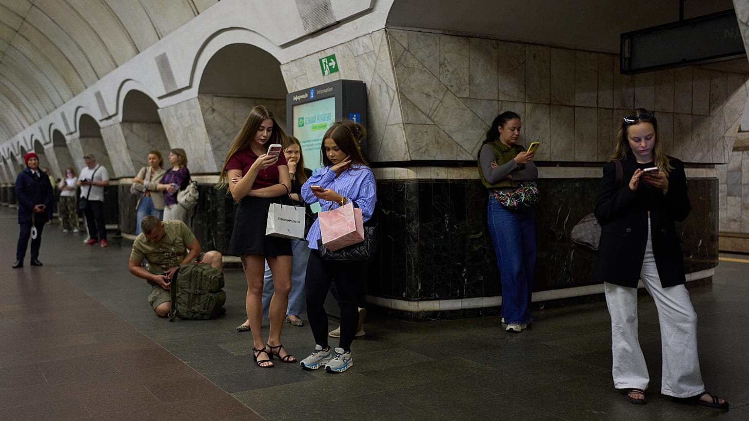 Palats Sportu metro station - Aug. 27, 2026. 