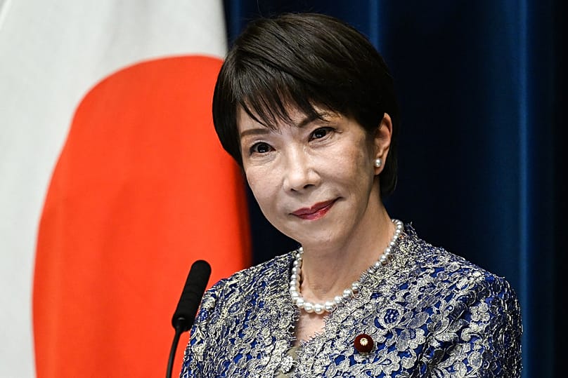 Japanese Prime Minister Sanae Takaichi holds a press conference after a cabinet reshuffle at the prime minister's office in Tokyo, Thursday, Sept. 17, 2026
