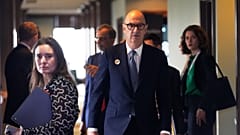 Roland Lescure, Minister of the Economy and Finance for France, arrives for the G20 Finance Ministerial in Asheville, N.C., 31 August 2026.