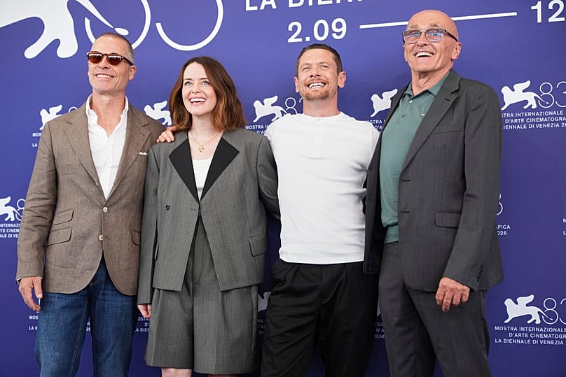 Guy Pearce, Claire Foy, Jack O’Connell és Danny Boyle rendező az idei Velencei Filmfesztiválon az Ink premierjén