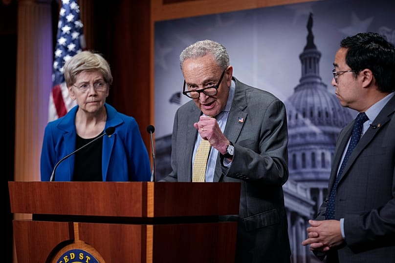 Chuck Schumer demokrata kisebbségi szenátusi vezető