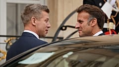Magyar Péter és Emmanuel Macon egy korábbi felvételen