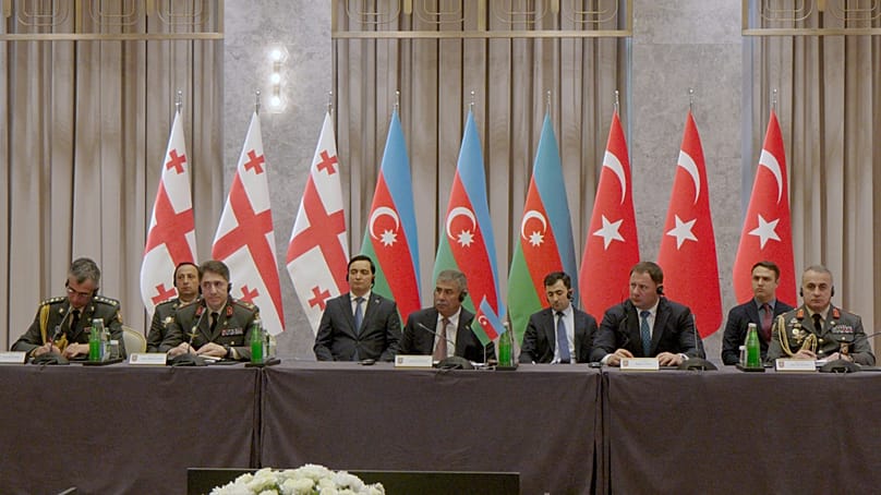 Trilateral meeting of the Defence ministers of Azerbaijan, Georgia, and Turkey