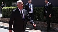 António Costa fotografado no Montenegro, onde se encontrava para a cimeira da UE com os países dos Balcãs, em junho de 2026.