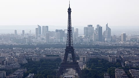 View of the La Défense business district.