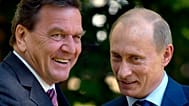 Gerhard Schröder und Wladimir Putin 2005. 