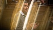 El presidente español, Pedro Sánchez, hace uso de la palabra en el Congreso de los Diputados.