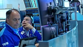 FILE. Christopher Lagana works on the floor at the New York Stock Exchange, 14 Sept. 2026