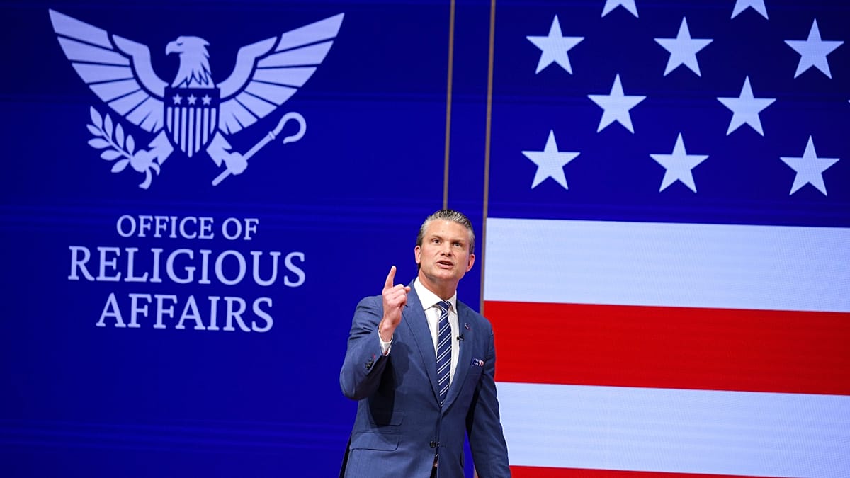 Pete Hegseth creates Pentagon Office of Religious Affairs reporting directly to him