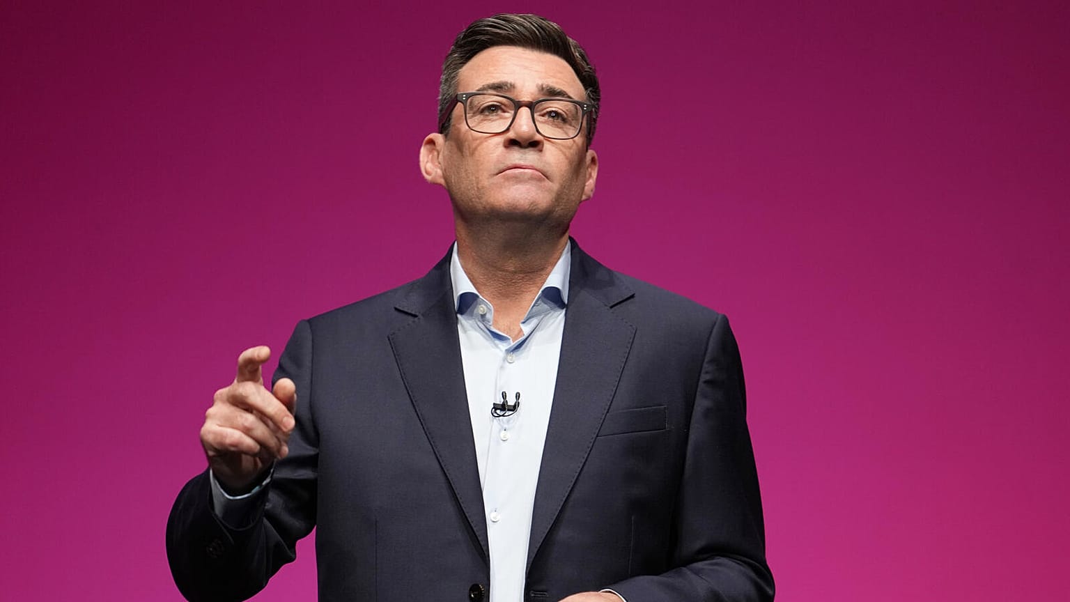 Britain's Prime Minister Andy Burnham delivers his Leader's Speech during the Labour Party Conference in Liverpool, England, Tuesday, Sept. 29, 2026