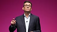 Britain's Prime Minister Andy Burnham delivers his Leader's Speech during the Labour Party Conference in Liverpool, England, Tuesday, Sept. 29, 2026