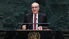 Switzerland's President Guy Parmelin addresses the 81st session of the United Nations General Assembly at UN headquarters, 22 September, 2026