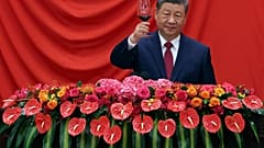 El presidente chino Xi Jinping ofrece un brindis en la recepción del Día Nacional de la República Popular China, el miércoles 30 de septiembre de 2026.