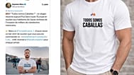 Camiseta francesa "todos somos caballas"
