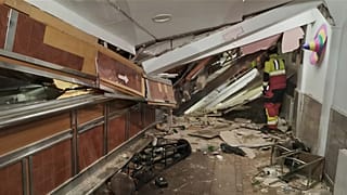 Spanien: Boden und Decke stürzen in Bar ein, dritter Oktober 2026