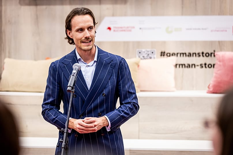 Az Osztrák Kulturális Fórum igazgatója, Fabian Ortner 