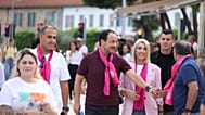 Ο Νίκος Χριστοδουλίδης στην 22η Πορεία με τις Ροζ Φιγούρες