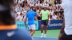 Rafa Nadal y Ferrer en el 10º aniversario de la Rafa Nadal Academy en Manacor, España, 3 de octubre de 2026